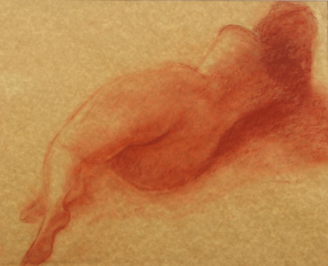 Drawing of Reclining Nude