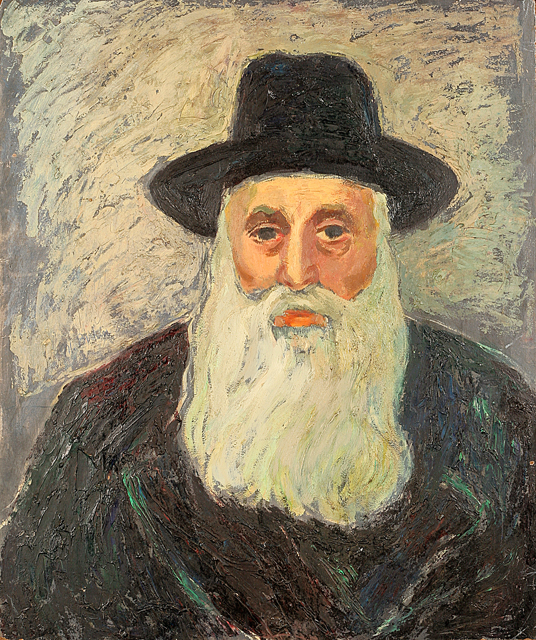 Oil Painting of Rabbi Poupko